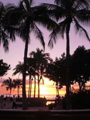 2009-01-18-2009-HAWAII-011.jpg - ハワイの夕日は、とってもきれいです。